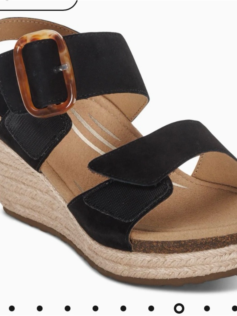 Aetrex Ashley Black Size 7 New Original Box